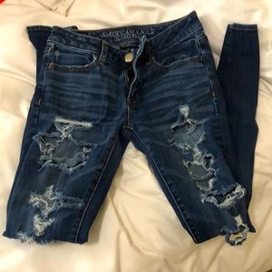 American eagle jeans n top